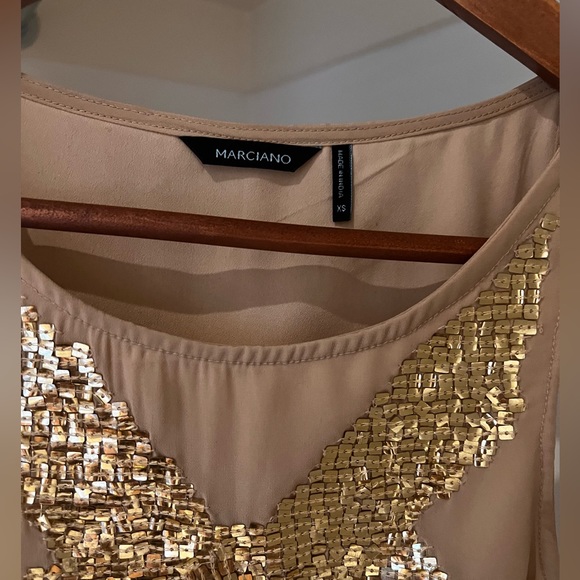 Marciano Sequins Beaded Top - Picture 3 of 7